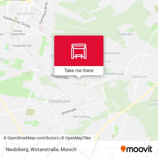 Neubiberg, Wotanstraße map