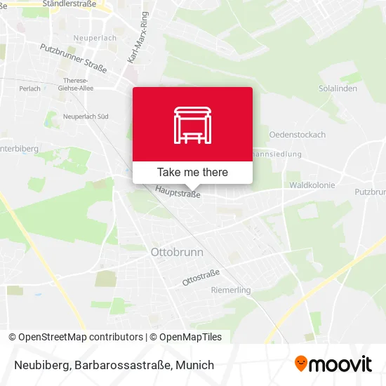 Карта Neubiberg, Barbarossastraße