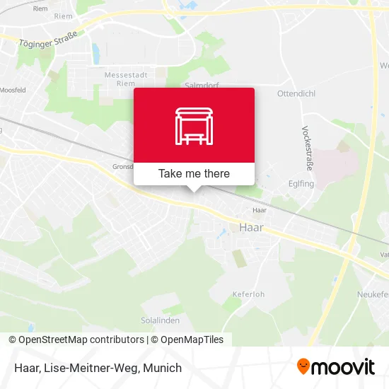 Карта Haar, Lise-Meitner-Weg