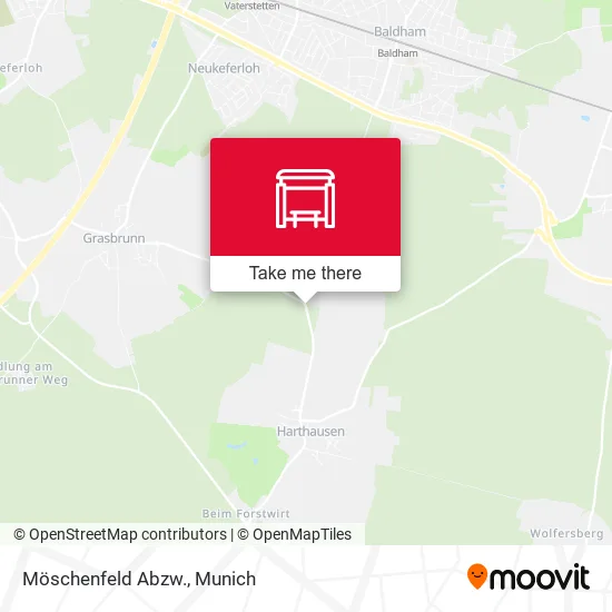 Карта Möschenfeld Abzw.