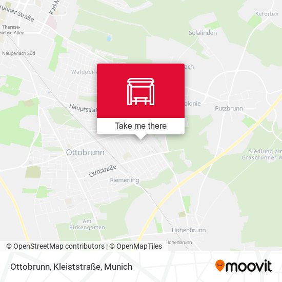 Ottobrunn, Kleiststraße map