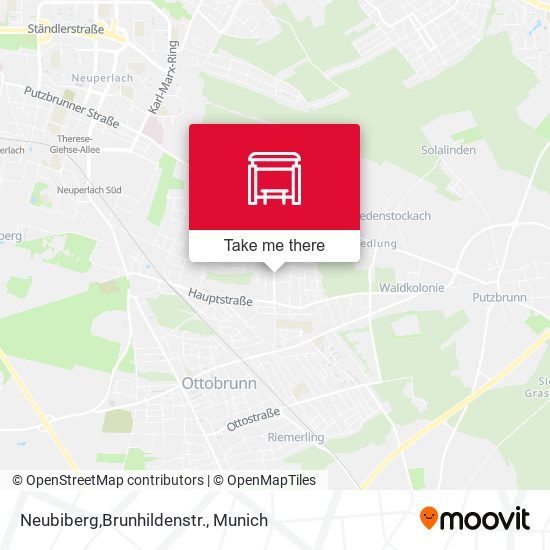 Neubiberg,Brunhildenstr. map