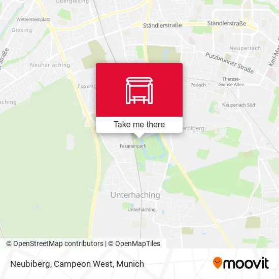 Карта Neubiberg, Campeon West