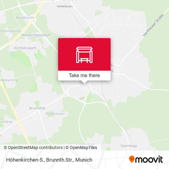 Höhenkirchen-S., Brunnth.Str. map
