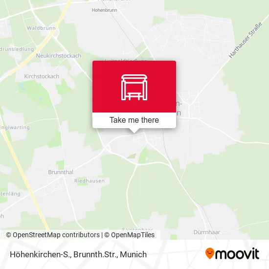 Карта Höhenkirchen-S., Brunnth.Str.