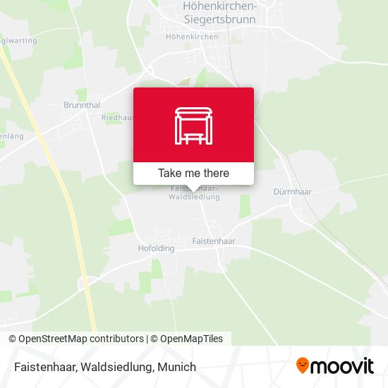 Faistenhaar, Waldsiedlung map