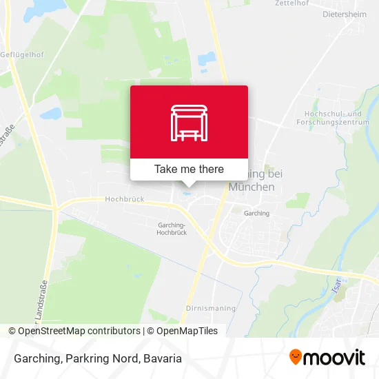 Карта Garching, Parkring Nord