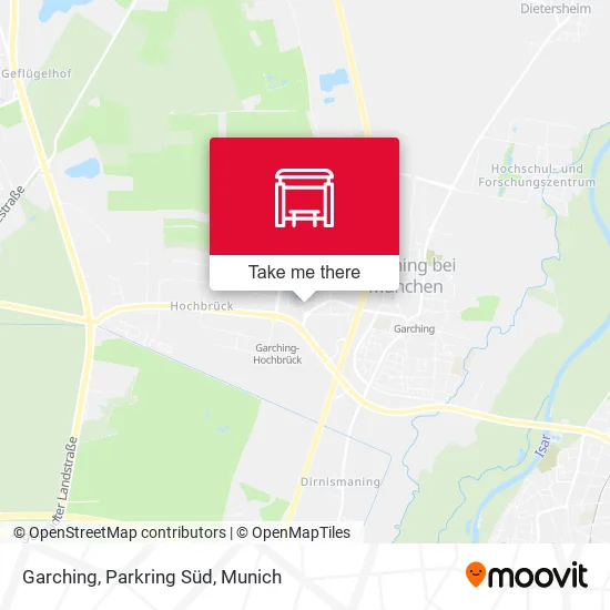 Карта Garching, Parkring Süd