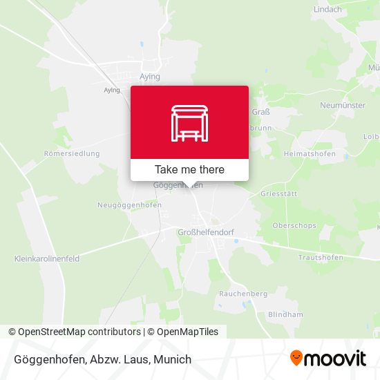 Göggenhofen, Abzw. Laus map