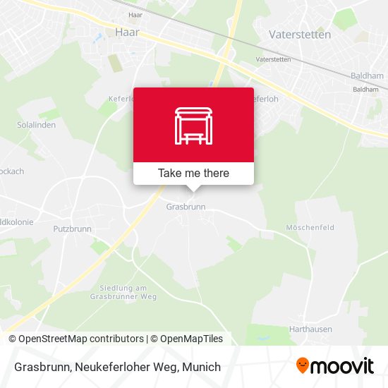 Grasbrunn, Neukeferloher Weg map