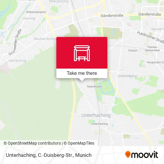 Карта Unterhaching, C.-Duisberg-Str.