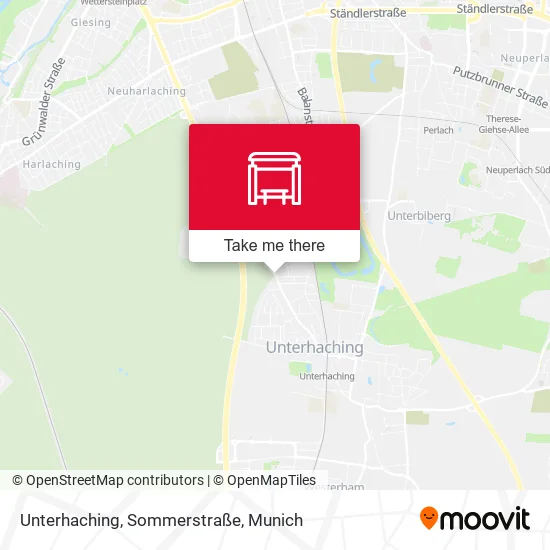 Карта Unterhaching, Sommerstraße