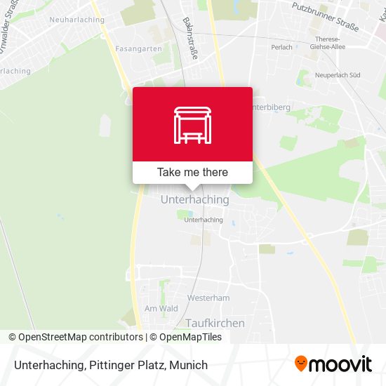 Unterhaching, Pittinger Platz map