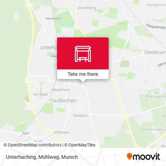 Карта Unterhaching, Mühlweg