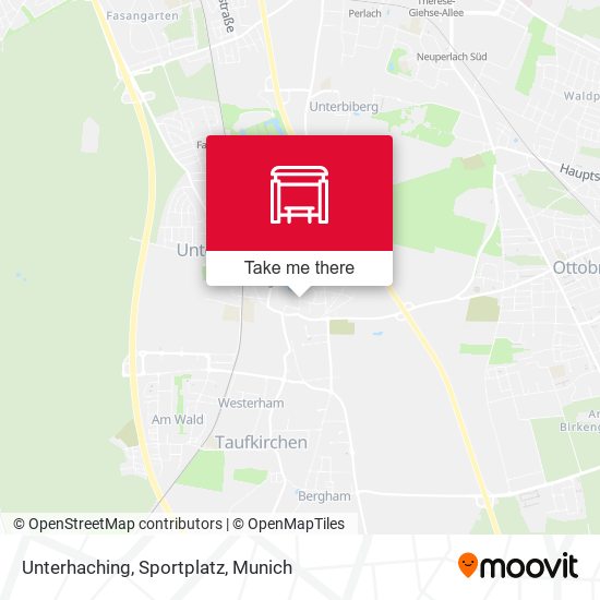 Unterhaching, Sportplatz map