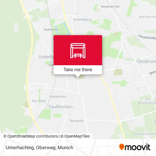 Карта Unterhaching, Oberweg