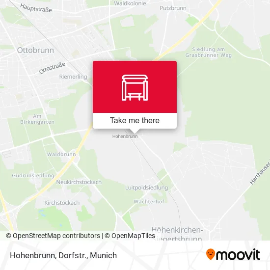 Карта Hohenbrunn, Dorfstr.