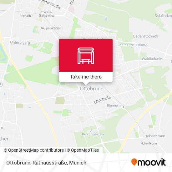 Ottobrunn, Rathausstraße map