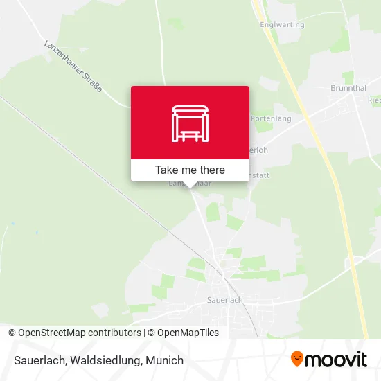 Карта Sauerlach, Waldsiedlung