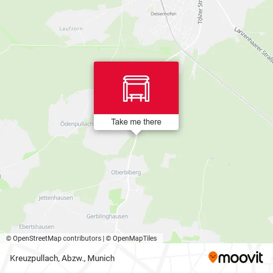 Карта Kreuzpullach, Abzw.