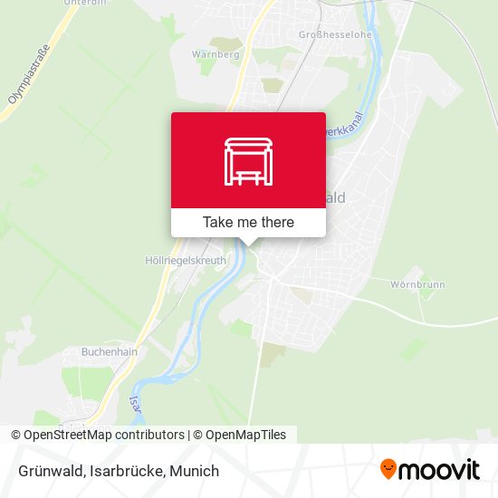 Grünwald, Isarbrücke map
