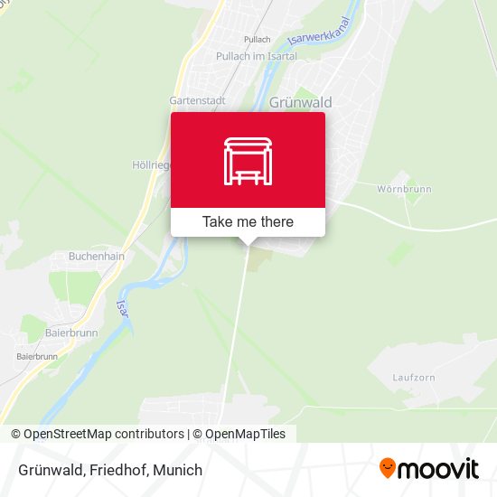Grünwald, Friedhof map