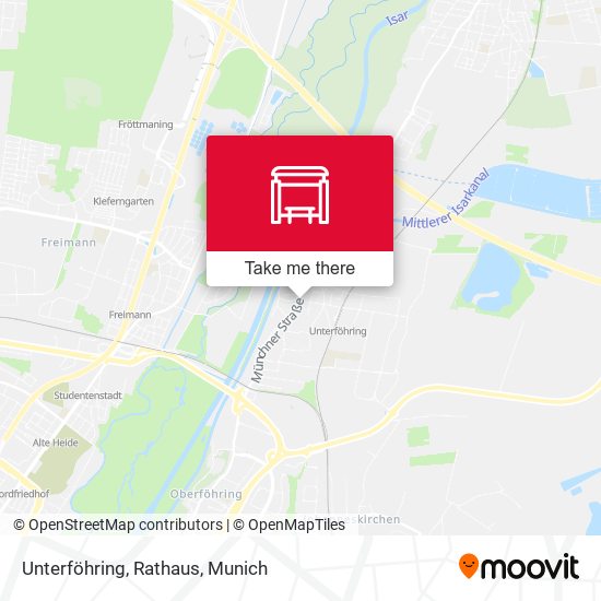 Unterföhring, Rathaus map