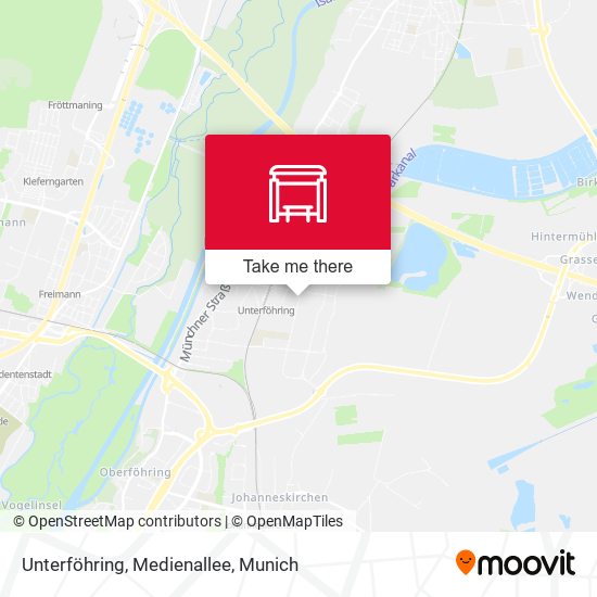 Unterföhring, Medienallee map