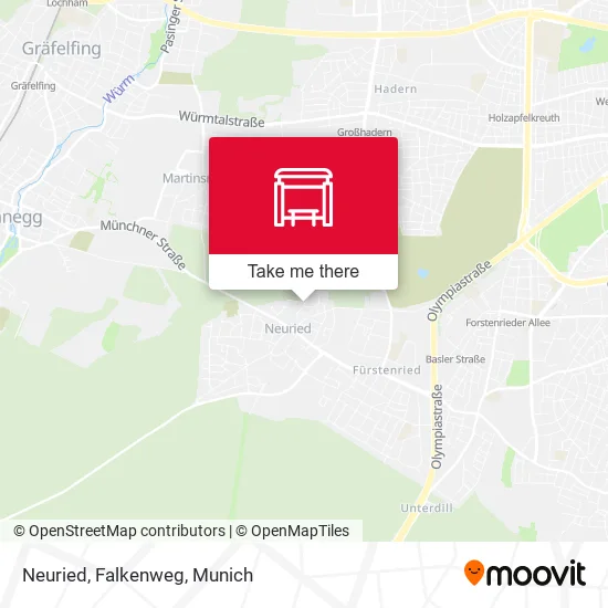 Карта Neuried, Falkenweg