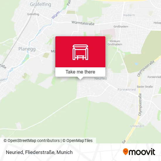 Карта Neuried, Fliederstraße