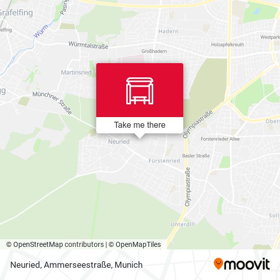 Neuried, Ammerseestraße map