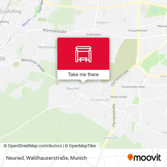 Карта Neuried, Waldhauserstraße