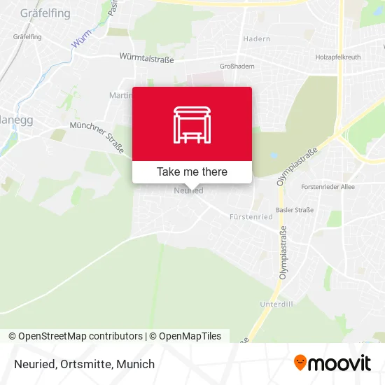 Карта Neuried, Ortsmitte