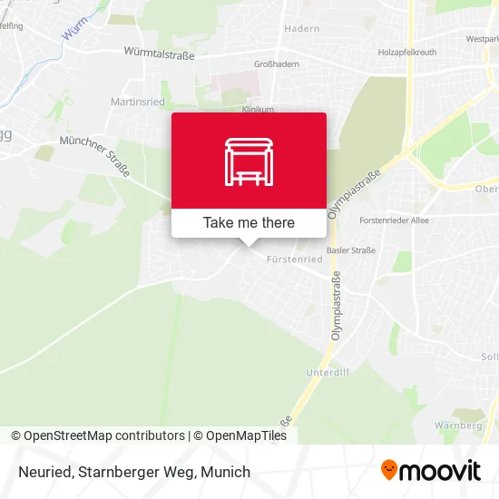 Карта Neuried, Starnberger Weg