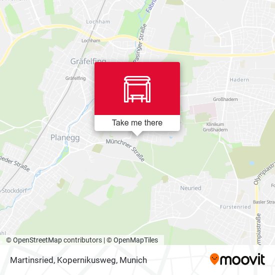 Martinsried, Kopernikusweg map