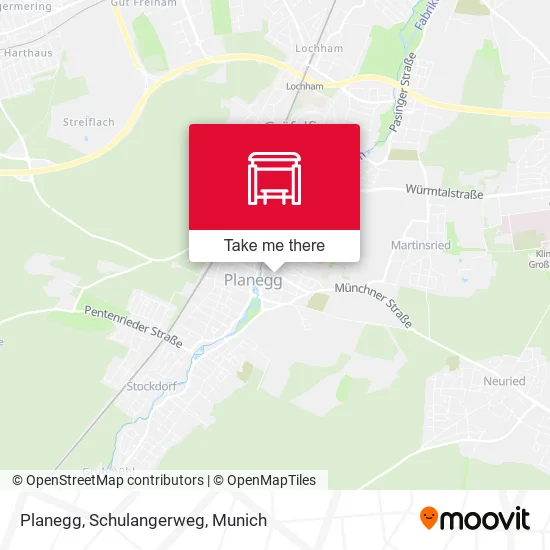 Карта Planegg, Schulangerweg
