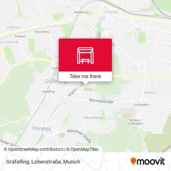 Карта Gräfelfing, Lohenstraße
