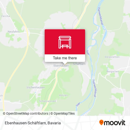 Карта Ebenhausen-Schäftlarn