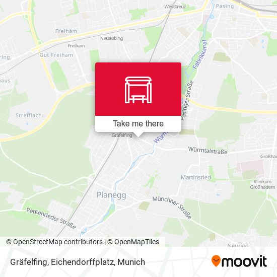 Карта Gräfelfing, Eichendorffplatz
