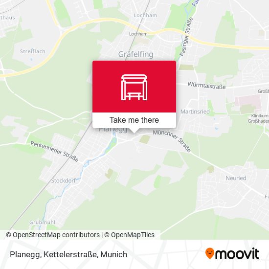 Planegg, Kettelerstraße map
