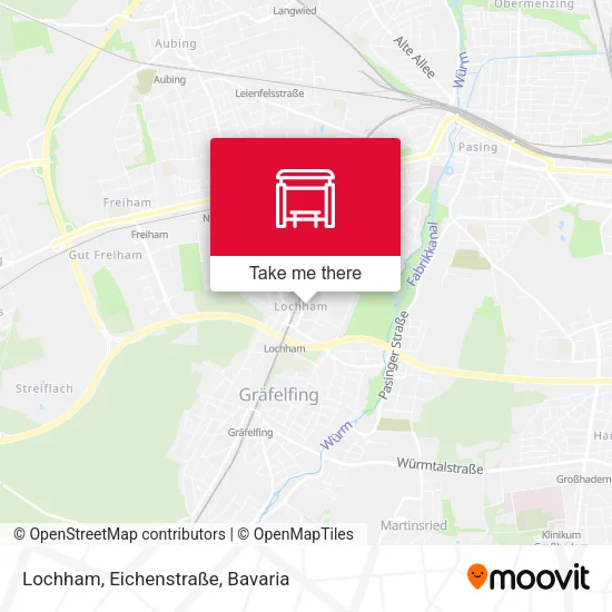 Карта Lochham, Eichenstraße