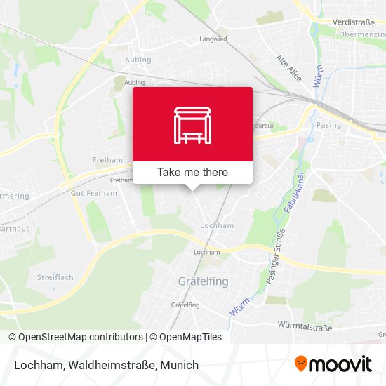 Lochham, Waldheimstraße map