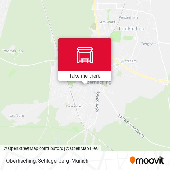 Карта Oberhaching, Schlagerberg