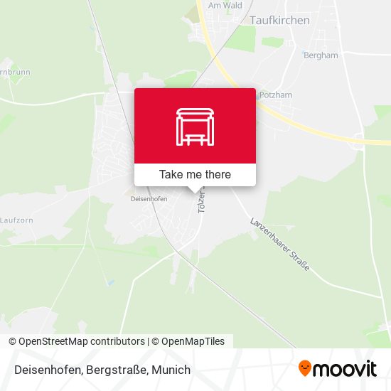 Deisenhofen, Bergstraße map