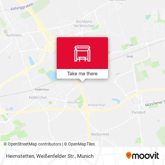 Карта Heimstetten, Weißenfelder Str.