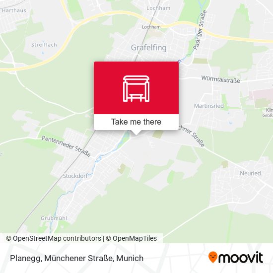 Planegg, Münchener Straße map