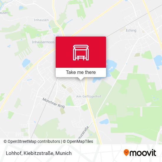 Lohhof, Kiebitzstraße map