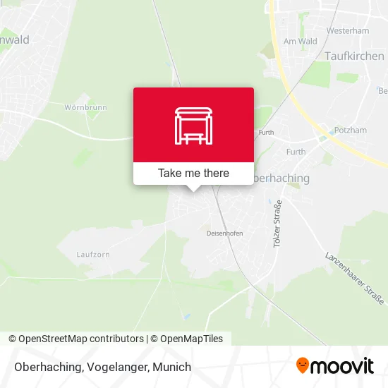 Карта Oberhaching, Vogelanger