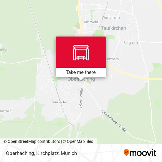 Карта Oberhaching, Kirchplatz