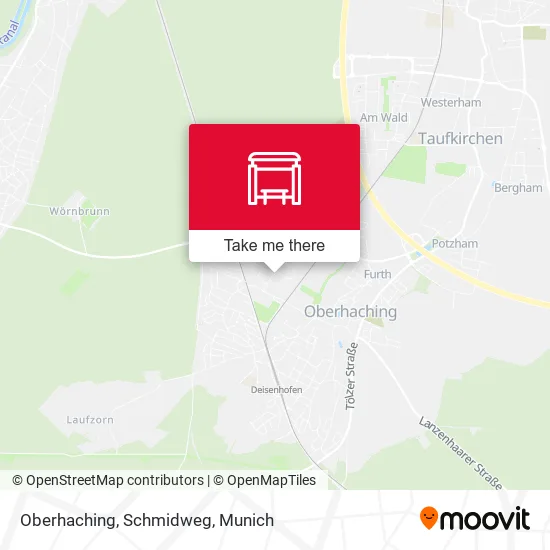 Карта Oberhaching, Schmidweg